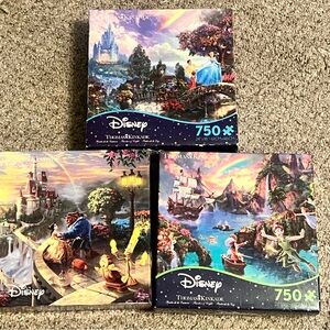 Disney Thomas Kinkade Puzzle Set
